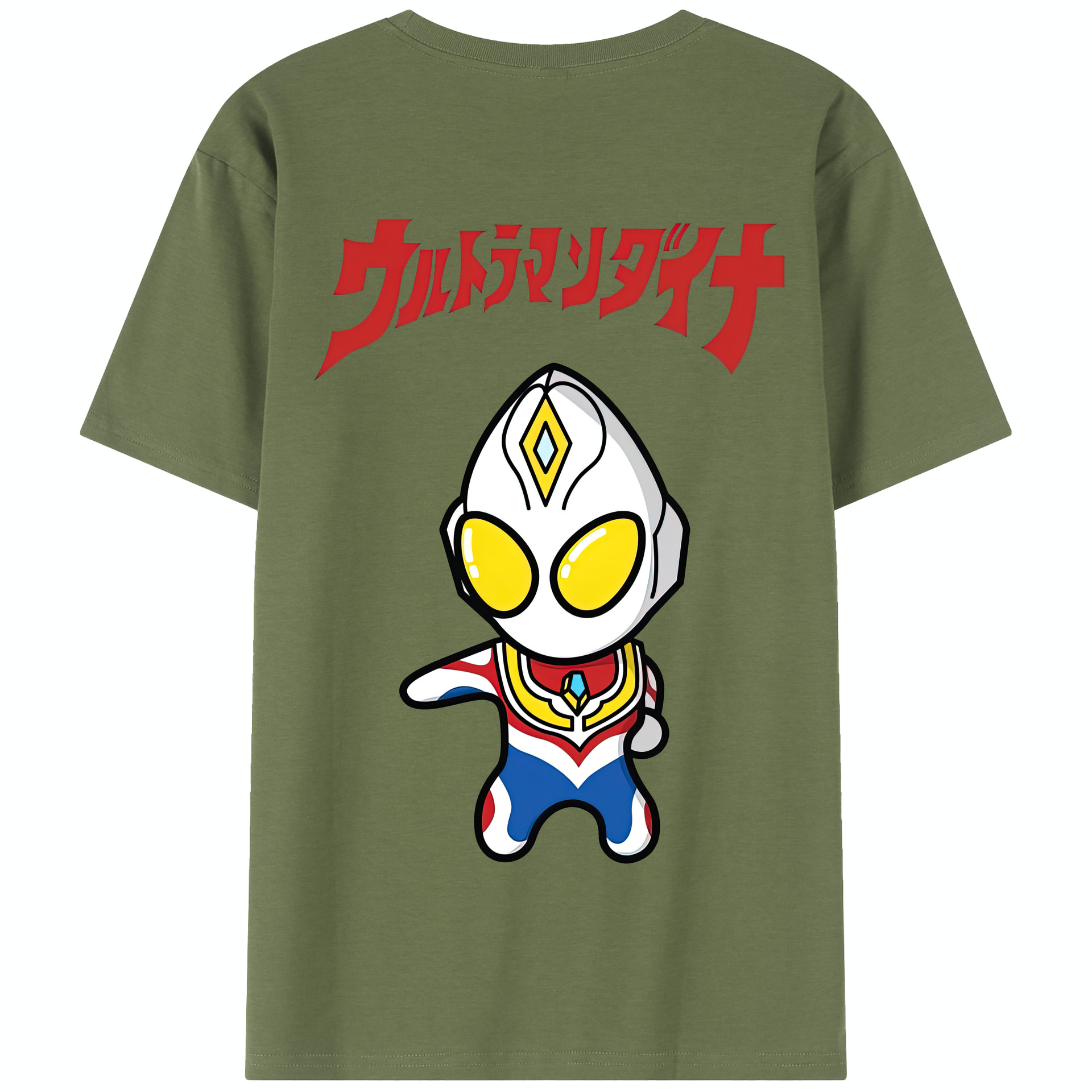 （画像用） ウルトラマン Ultraman 綿100％半袖Tシャツ（背面プリント）
